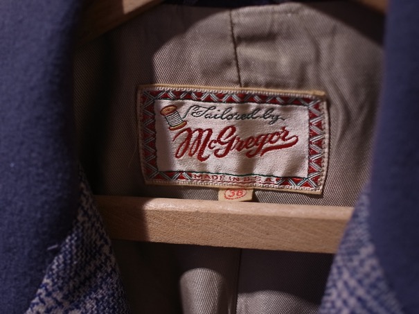 1940s Mcgregor ウール ナッソージャケット : biscco 1940s Mcgregor ウール ナッソージャケット : biscco