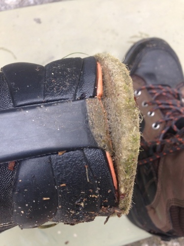 コーカーズ バックスキン (Korkers Buckskin) 使用感レポート : 糸