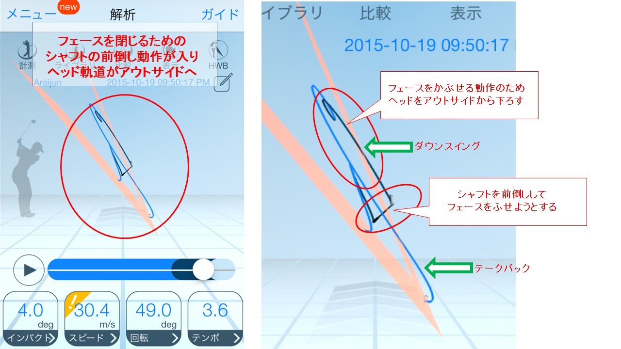 Ｍ-Tracerでシャフトの回転角とインパクトのフェースの向きが一致しない人へ_c0342176_16200634.jpg