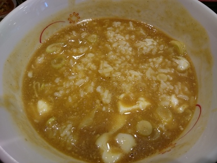 12/30 生蕎麦いろり庵きらく豊田店 カレー南蛮セット¥650_b0042308_1553531.jpg