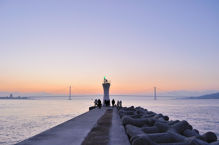 ２０１６初日の出（明石海峡大橋）_d0148541_1862423.jpg