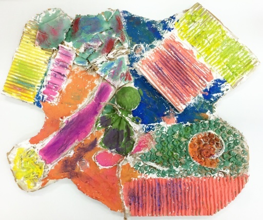 ♥絵画 アート 芸術 凸凹絵画 立体絵画 ❤️