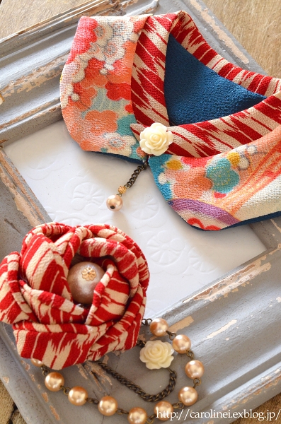 猫襟とお揃い小物で、新年の幕開け　Handmade Cat\'s Collar & Matching Accessories_d0025294_18315936.jpg