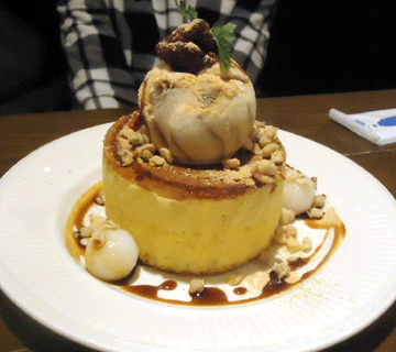 行列のできる幻のホットケーキ カフェ ブルーファーツリー 京都祇園四条 浪花お好み焼き三昧 行列のできる幻のホットケーキ カフェ ブルーファーツリー 京都祇園四条 浪花お好み焼き三昧