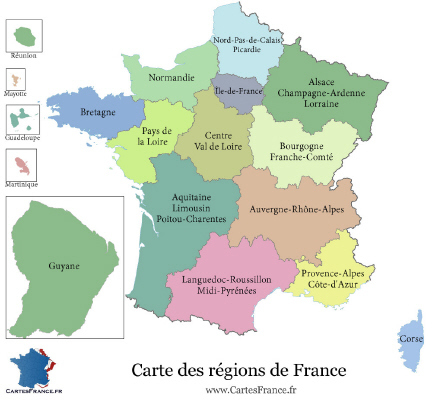 フランスの新地域圏スタート ボルドーからボンジュール