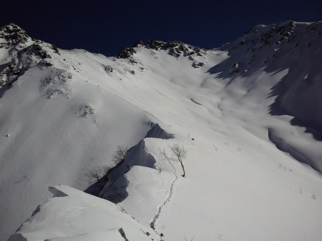 冬季槍ヶ岳登山_e0231387_12142927.jpg