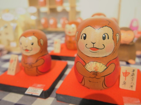 干支こけし「申」:津軽こけし館(黒石市)_b0147224_21522239.jpg
