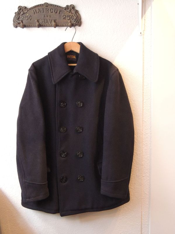 COACH ピーコート ブラック XS 50S BIGYANK PEA COAT 4POCKET
