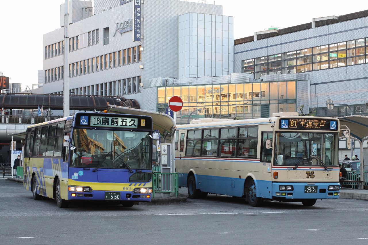 茨木市駅前のバスたち4 近鉄バス 方向幕車 適鉄 Second 茨木市駅前のバスたち4 近鉄バス 方向幕車 適鉄 Second