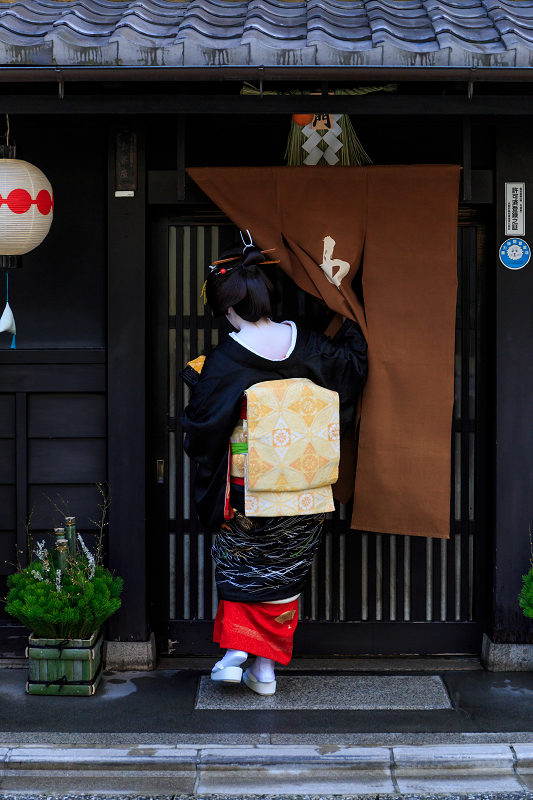 新年の挨拶回り(上七軒・中里のみなさん)_f0155048_2304114.jpg