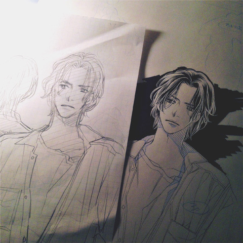扉絵製作中_a0342172_04285202.jpg