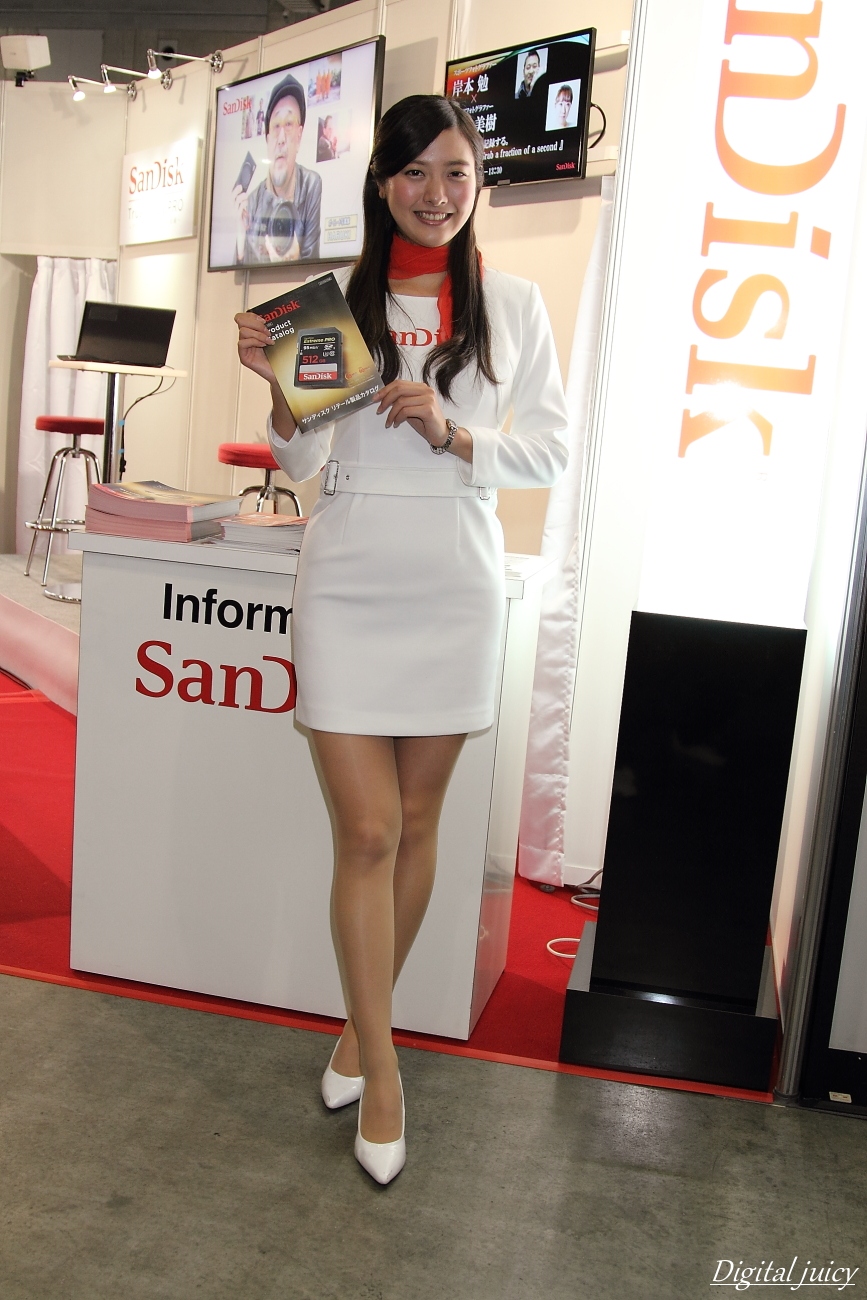 大野莉奈 さん サンディスク株式会社 ブース Digital Juicy 大野莉奈 さん サンディスク株式会社 ブース Digital Juicy