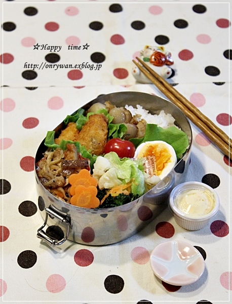 甘塩たらでフライ弁当と七草粥♪_f0348032_18391201.jpg