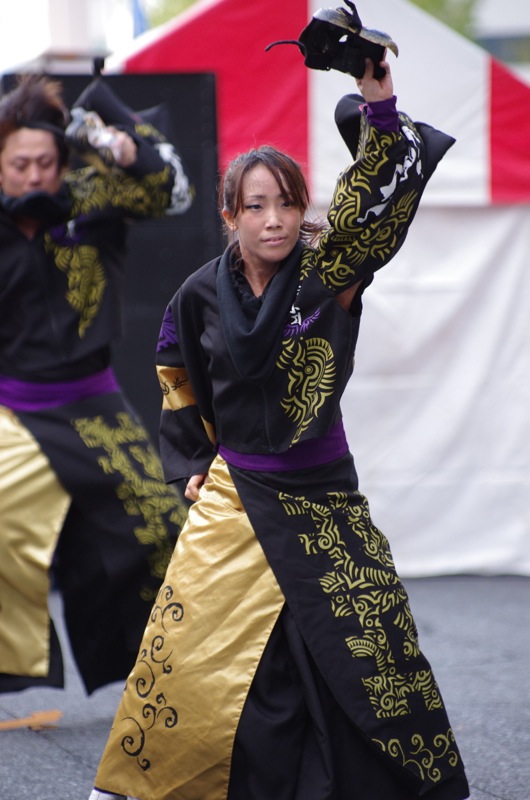 YOSAKOIぶち楽市民祭２０１５その２５（長州よさこい連･崋劉眞）_a0009554_230357.jpg