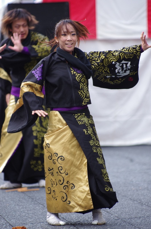 YOSAKOIぶち楽市民祭２０１５その２５（長州よさこい連･崋劉眞）_a0009554_2322352.jpg