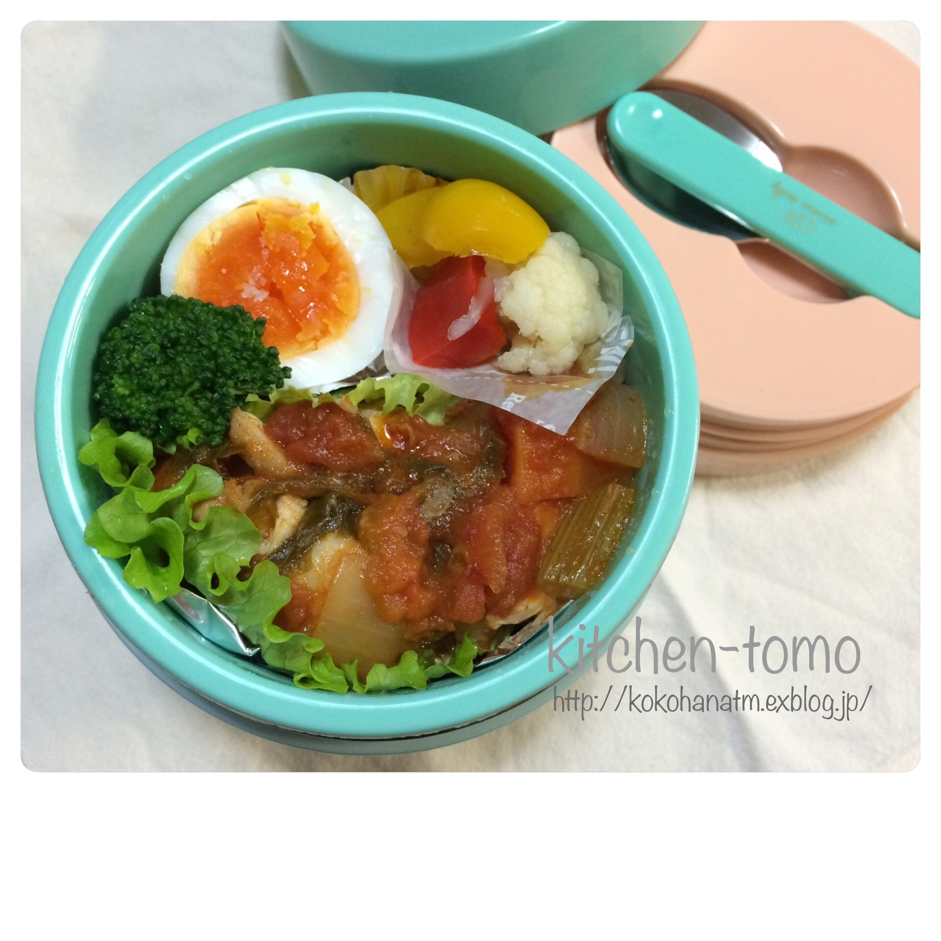 1 7 チキンのトマト煮弁当 カフェ丼ランチジャー キッチンtomoの ここはな日記 1 7 チキンのトマト煮弁当 カフェ丼ランチジャー キッチンtomoの ここはな日記