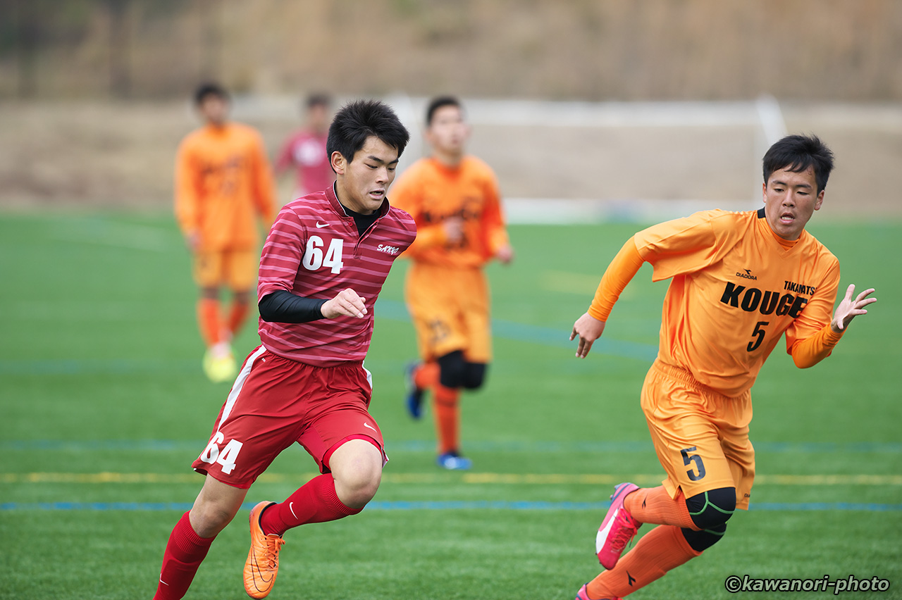 サッカー おかやま山陽高校 高松工芸高校 Kawanori Photo