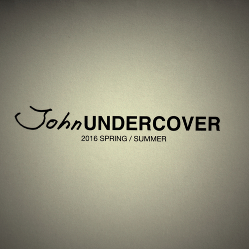 JohnUNDERCOVER 2016SS start._b0168403_1814038.jpg