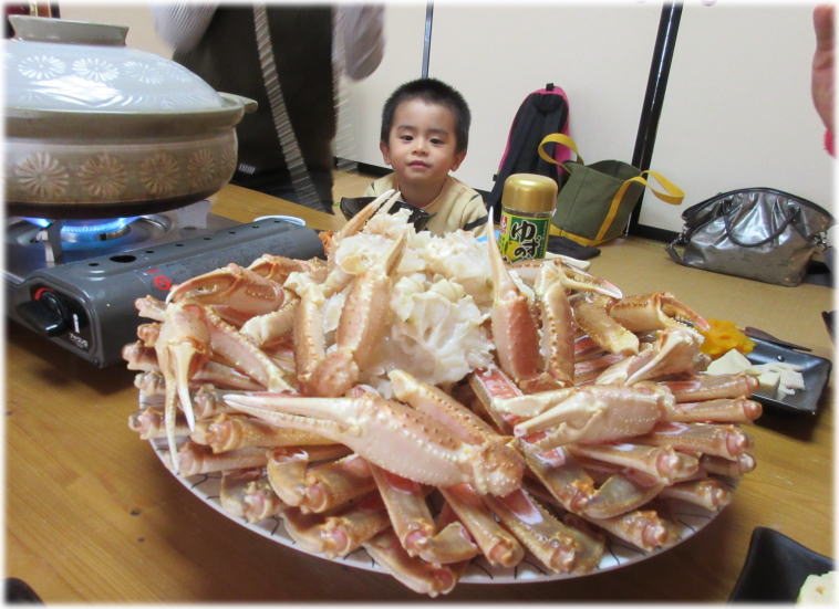 カニを食べに京丹後市の白雲楼へ_c0058727_16433842.jpg