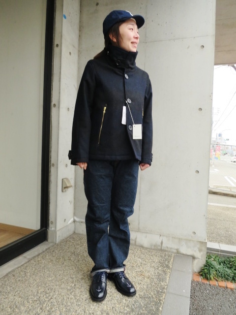 本場:フランスMADE 復活★ Honnete ・・・ 人気定番のSINGLE P-COAT JACKET!★!_d0152280_22101064.jpg