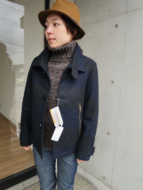 本場:フランスMADE 復活★ Honnete ・・・ 人気定番のSINGLE P-COAT JACKET!★!_d0152280_22115091.jpg