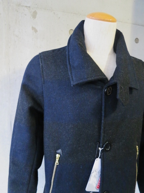 本場:フランスMADE 復活★ Honnete ・・・ 人気定番のSINGLE P-COAT JACKET!★!_d0152280_2261712.jpg