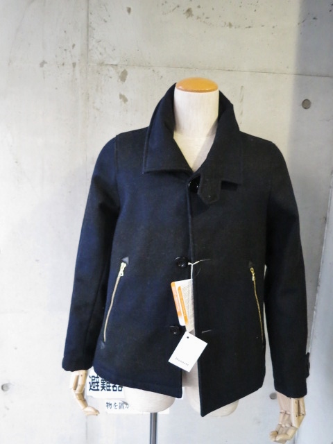 本場:フランスMADE 復活★ Honnete ・・・ 人気定番のSINGLE P-COAT JACKET!★!_d0152280_2273913.jpg