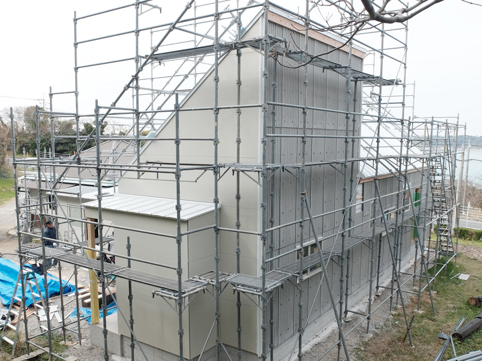 外壁工事 @豊北町の現場_b0231928_19293379.jpg