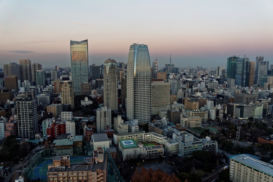 東京タワーからの夕景_f0274536_14362630.jpg