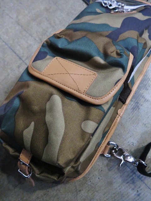 別注CAMO生地 One Shoulder BODY BAG ・・・ By Orobianco_d0152280_1625673.jpg