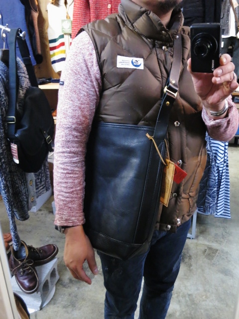 別注CAMO生地 One Shoulder BODY BAG ・・・ By Orobianco_d0152280_1628192.jpg
