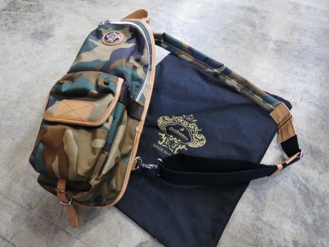 別注CAMO生地 One Shoulder BODY BAG ・・・ By Orobianco_d0152280_1634866.jpg
