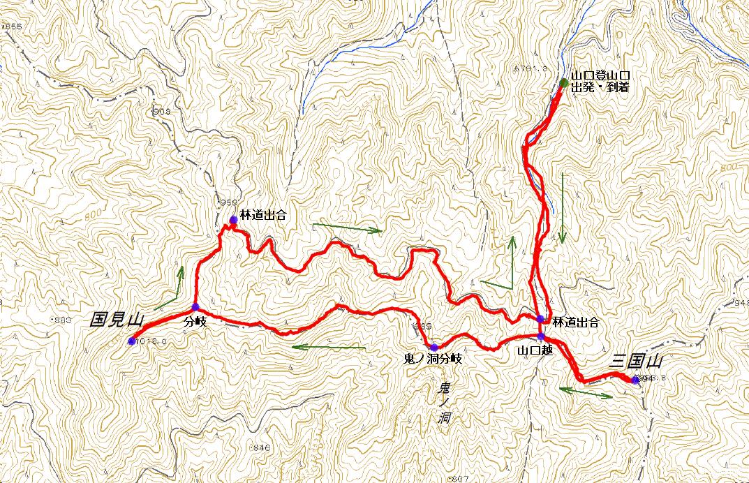 八女市矢部村山系の八名山_f0212511_030589.jpg