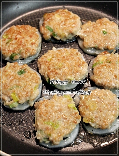 菜飯で蓮根つくねの照焼き丼風弁当♪_f0348032_17331521.jpg