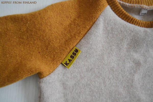 大人用のベストをリメイク 子供服完成 Kippis From Finland