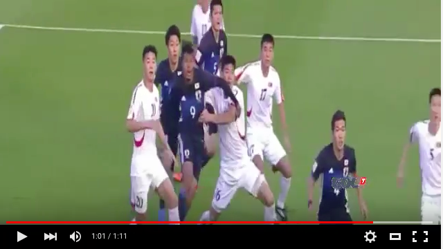 手倉森U23日本代表、北朝鮮に１−０で勝利：武蔵、南野、大島全く通用せず、輝いた中島選手！_a0348309_10282245.png