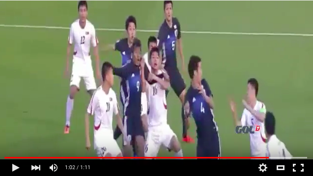 手倉森U23日本代表、北朝鮮に１−０で勝利：武蔵、南野、大島全く通用せず、輝いた中島選手！_a0348309_103067.png