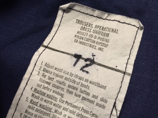 1月16日(土)大阪店モダンミリタリー入荷!#4 U.S.Navy,USMC編!(大阪アメ村店)_c0078587_2154025.jpg
