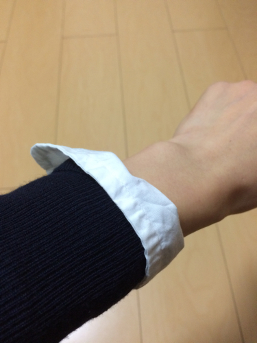 意外と知らないこなれ感のある折り返し方。_d0336521_12282563.jpg