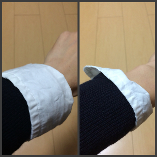 意外と知らないこなれ感のある折り返し方。_d0336521_12282591.jpg