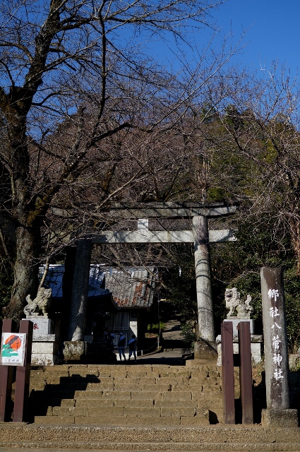 【地元の八菅神社参拝】今年も正月2日に娘夫婦とお参り行きました♪_b0033423_22143474.jpg