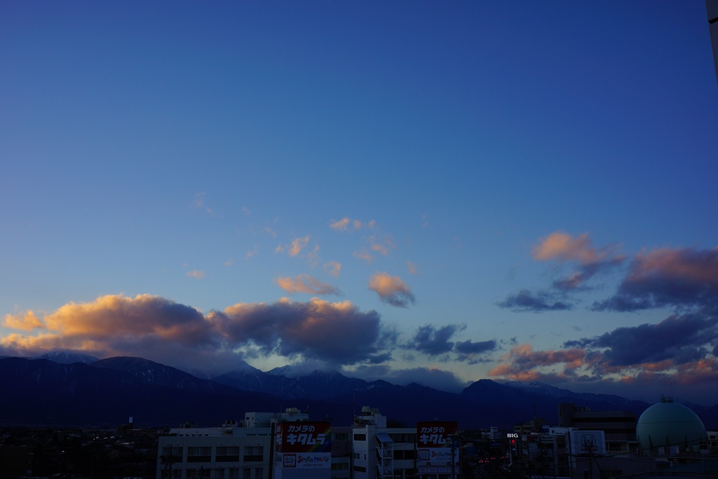 today\'s sunset 1月15日_e0223456_17263529.jpg