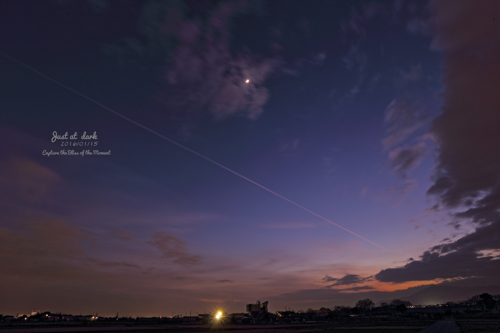 Just at dark　-2016-01-15-_e0248566_1112987.jpg