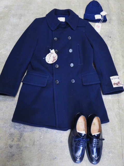 予約受け付けます。。。CREAMY WAFFLE WOOL P-COAT JACKET By RING JACKET_d0152280_92418.jpg