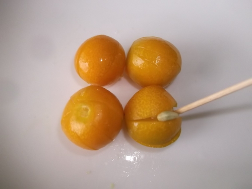 金柑の甘露煮..風邪予防!_b0137932_14201889.jpg