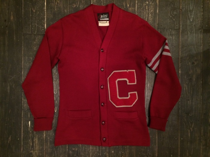 60's WHITING letterman cardigan : BUTTON UP clothing