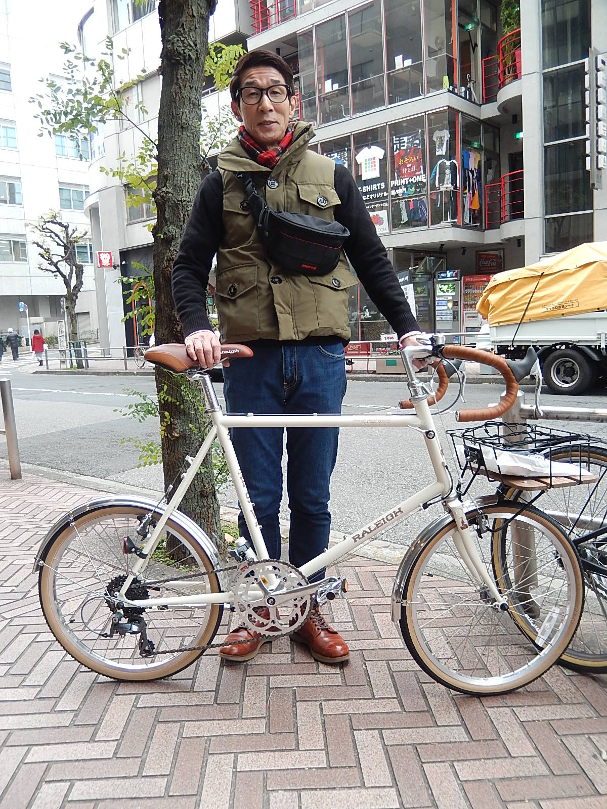1月17日　渋谷　原宿　の自転車屋　FLAME bike前です_e0188759_1841732.jpg