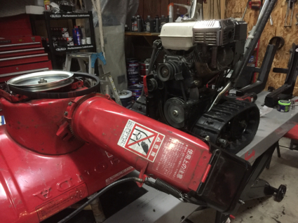 HONDA HS55除雪機 修理完了_d0348774_23285349.jpg