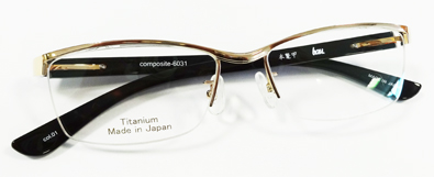 完全受注生産本鼈甲Titanium×Tortoiseshellメガネフレームbau composite(バウ コンポジット)6031入荷!_c0003493_1561838.jpg