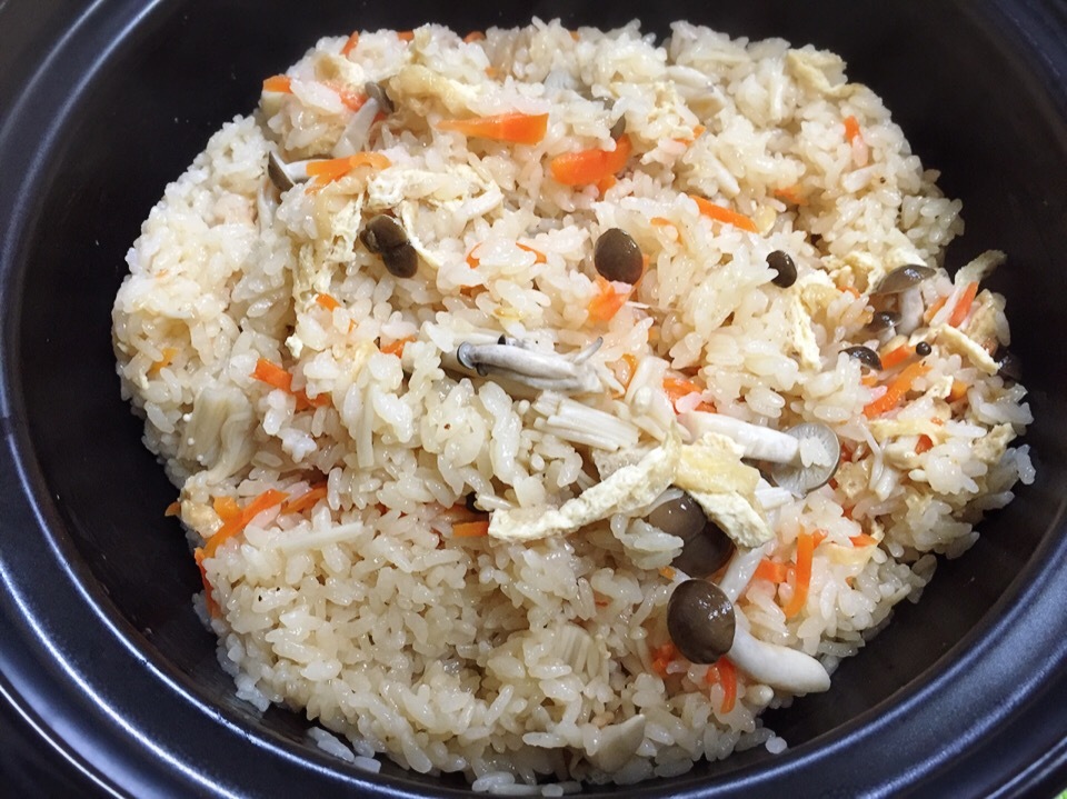 1月18日。キノコの炊き込みご飯&#127860;_a0289610_23191886.jpeg